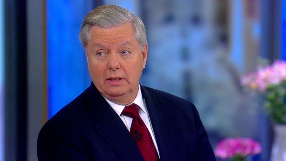 Sen. Lindsey Graham appears on "The View," Jan. 8, 2018.