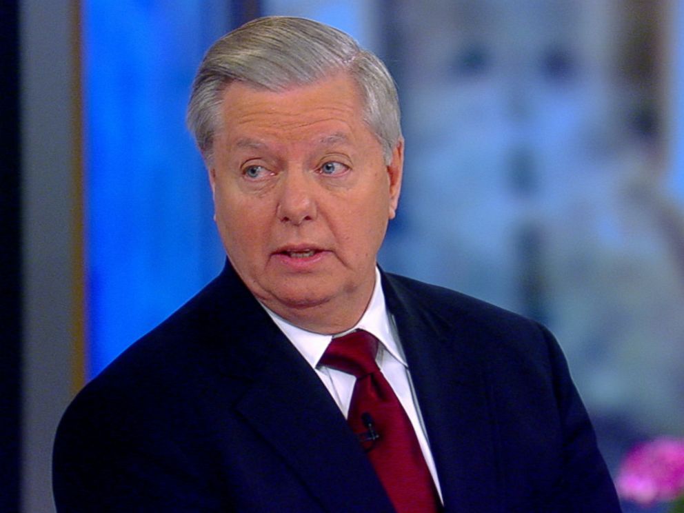 PHOTO: Sen. Lindsey Graham appears on The View, Jan. 8, 2018.
