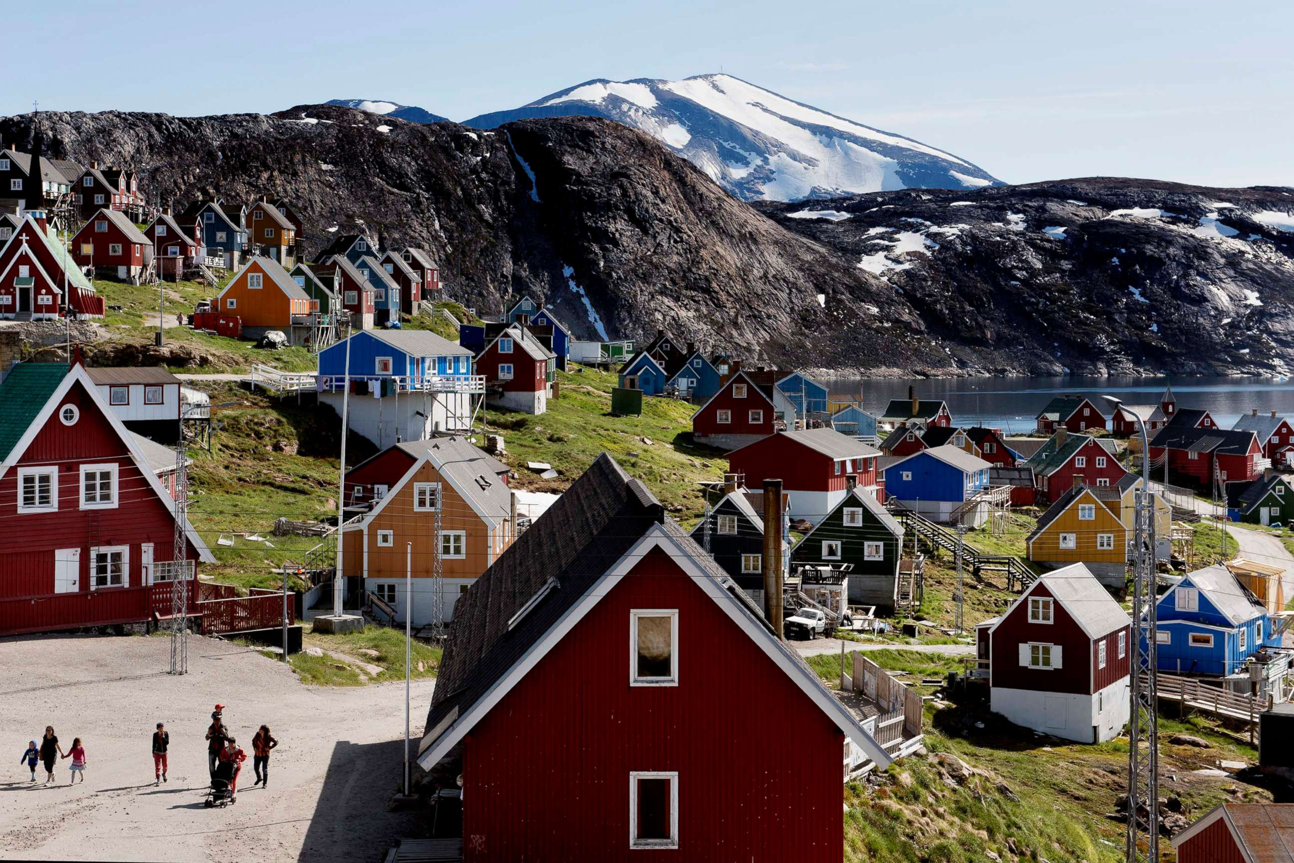 PHOTO: The town of Upernavik in western Greenland, July 11, 2015. 