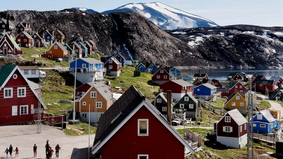 PHOTO: The town of Upernavik in western Greenland, July 11, 2015. 
