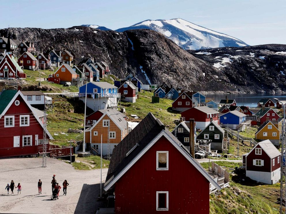 PHOTO: The town of Upernavik in western Greenland, July 11, 2015.