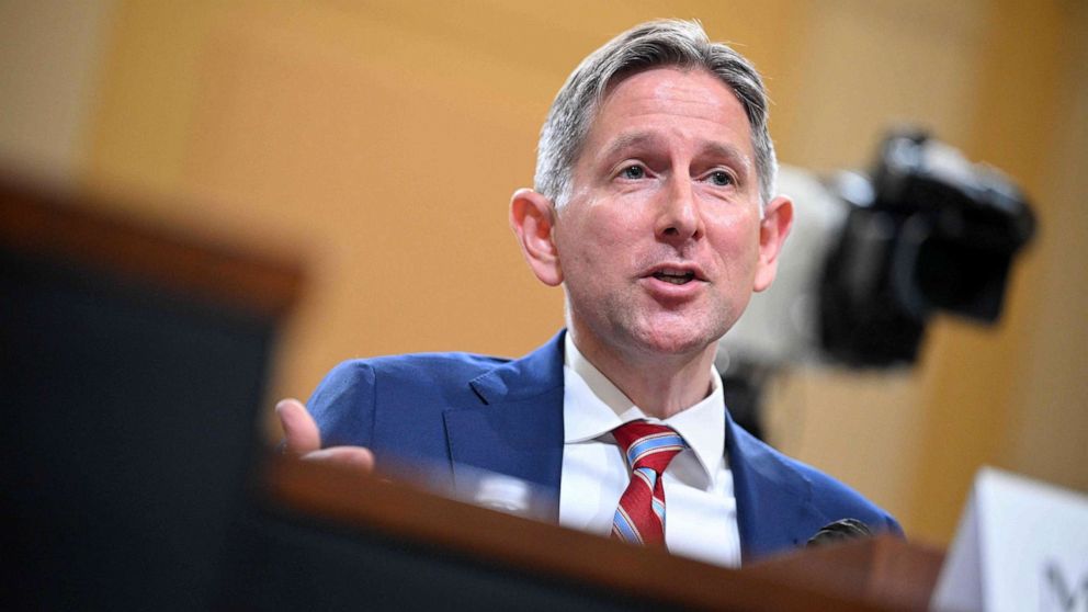 PHOTO: Greg Jacob, who was counsel to former Vice President Mike Pence, testifies as the House select committee investigates the Jan. 6, 2021 attack on the Capitol during a hearing at the Capitol in Washington, June 16, 2022.