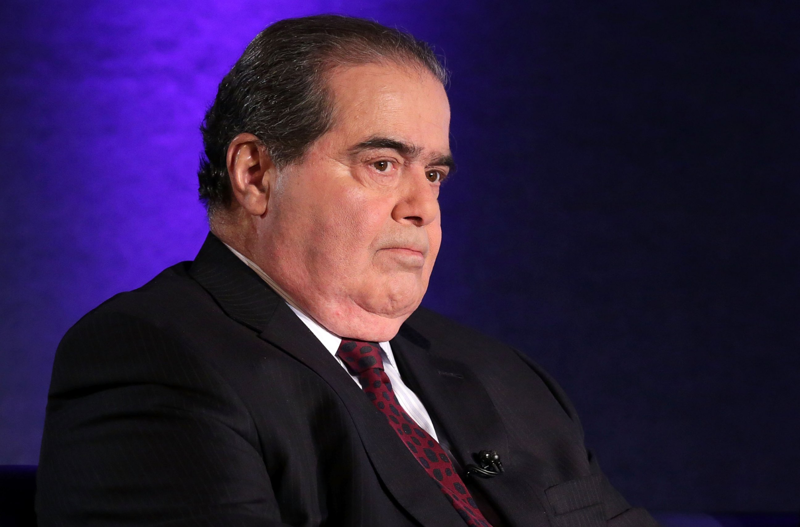 PHOTO: Supreme Court Justice Antonin Scalia at the National Press Club in Washington, on April 17, 2014. 