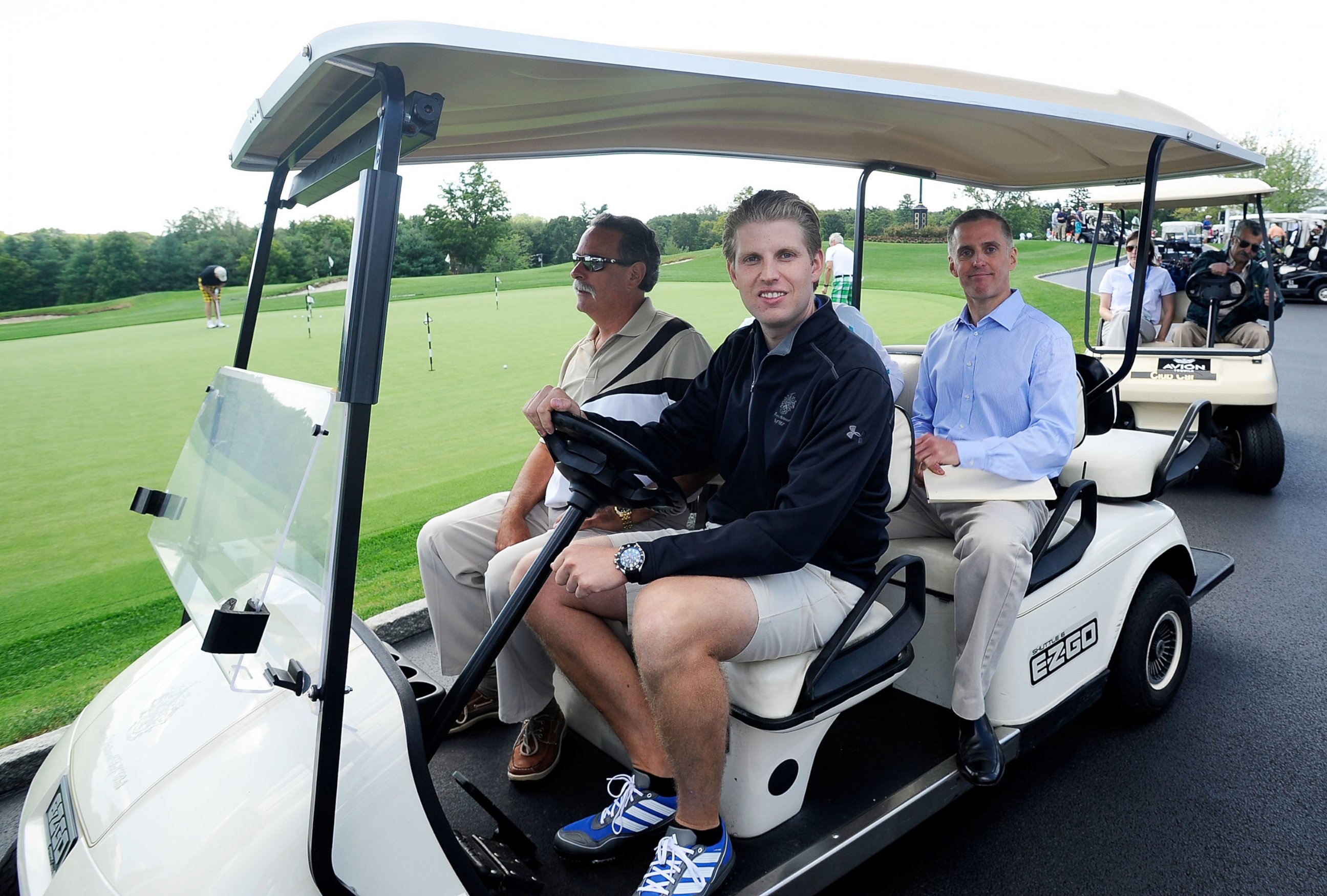 PHOTO: Eric Trump attends his foundation's 6th annual golf invitational benefiting the St. Jude Children's Research Hospital at Trump National Golf Club Westchester on Sept. 10, 2012 in Briarcliff Manor, N.Y.