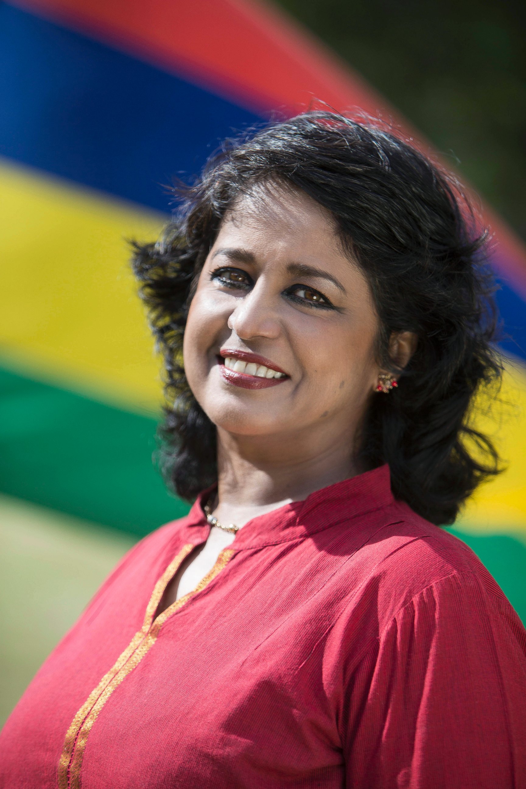 PHOTO: A portrait of the president of Mauritius Ameenah Gurib Fakim, Sept. 26, 2015. 