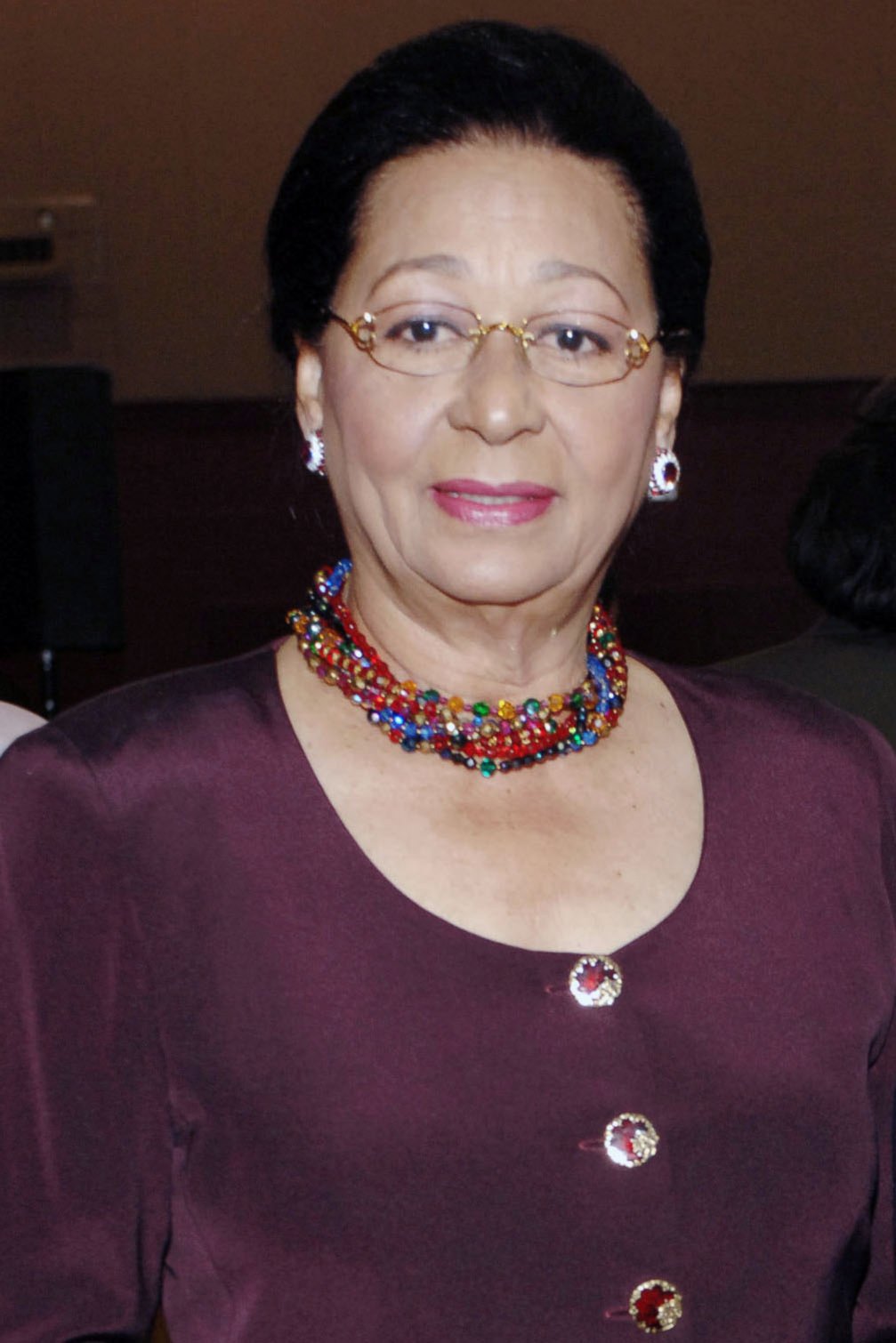 PHOTO: Marguerite Pindling, Feb. 26, 2007, during the  International Civil Rights Walk of Fame at the Martin Luther King Jr. National Historic Site in Alanta, Georgia. Pindling became the Governor-General of the Bahamas, July 8. 2014.