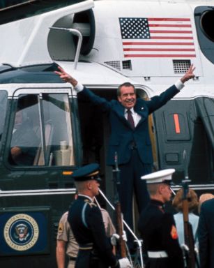 How President Richard Nixon spent his last day in the White House - ABC News