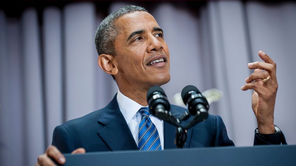 President Barack Obama addresses American University's School of International Service in Washington on Wednesday, Aug. 5, 2015.  