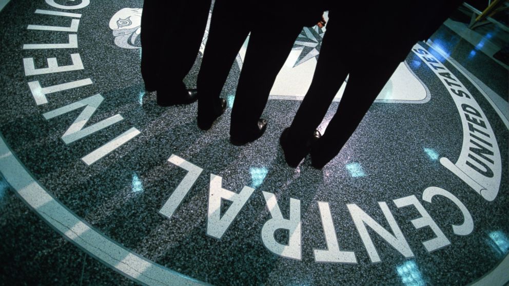 PHOTO: The CIA symbol is shown on the floor of CIA Headquarters at CIA headquarters in Langley, Virginia, July 9, 2014.