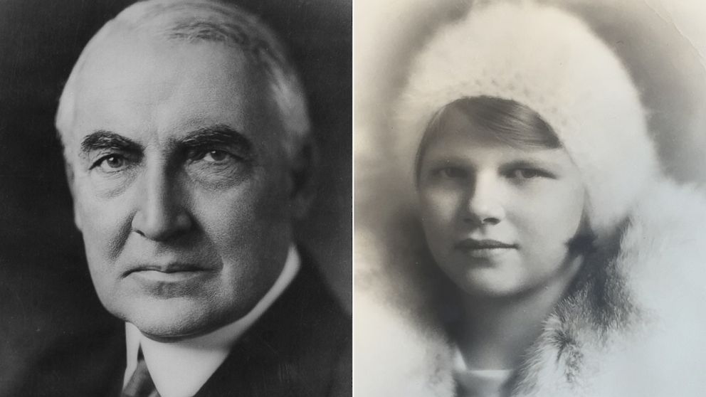 PHOTO: Warren Harding and his out-of-wedlock child, who was just proven to be his daughter through DNA testing.
