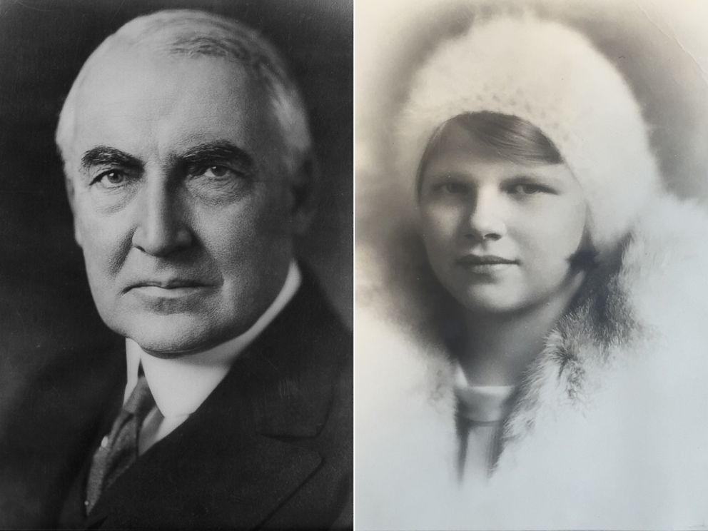 PHOTO: Warren Harding and his out-of-wedlock child, who was just proven to be his daughter through DNA testing.
