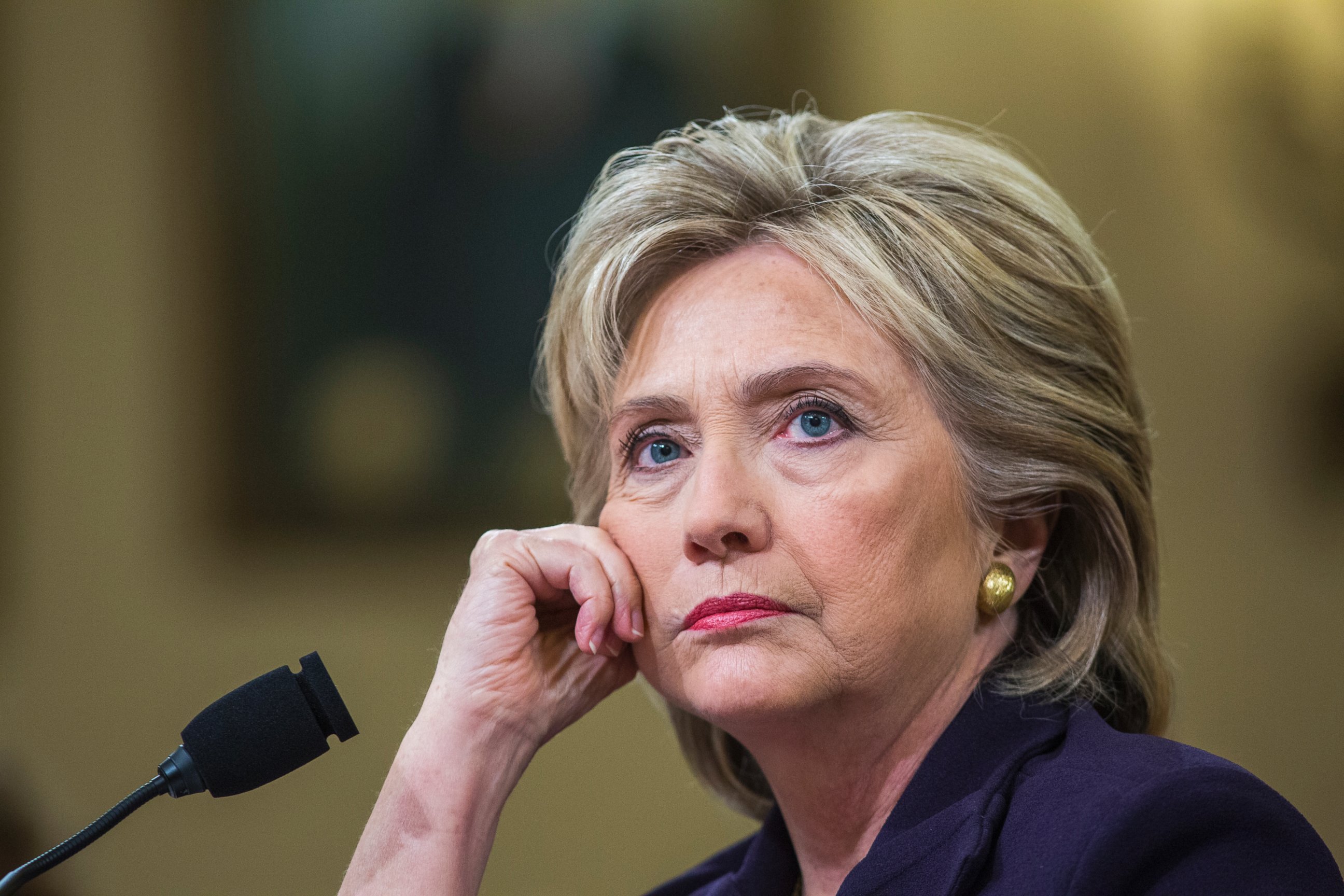 PHOTO: Former Secretary of State and Democratic presidential candidate Hillary Clinton testifies before the House Select Committee on Benghazi, on Capitol Hill in Washington D.C., Oct. 22, 2015.