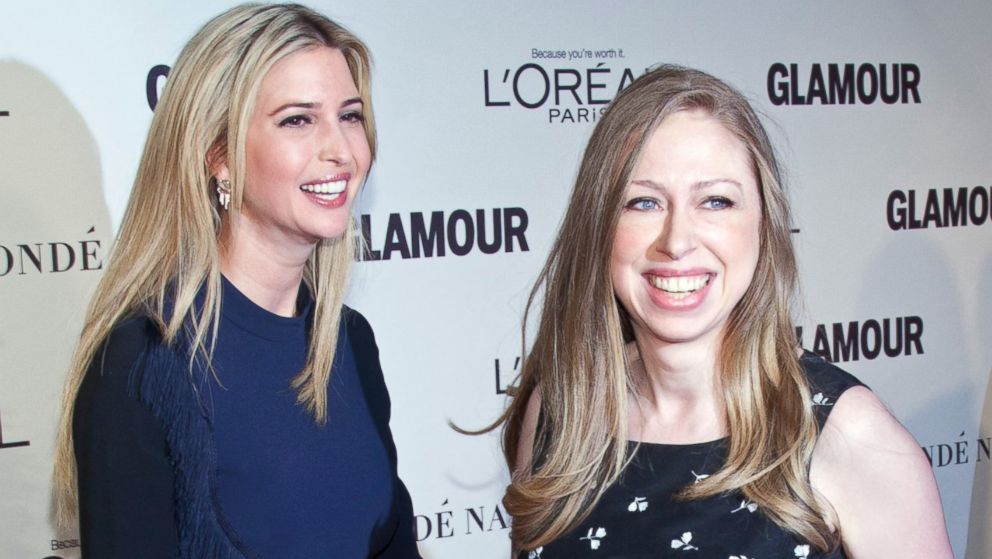 Ivanka Trump and Chelsea Clinton attend the "2014 Glamour Women of the Year Awards" at Carnegie Hall in New York City, Nov. 10, 2014.