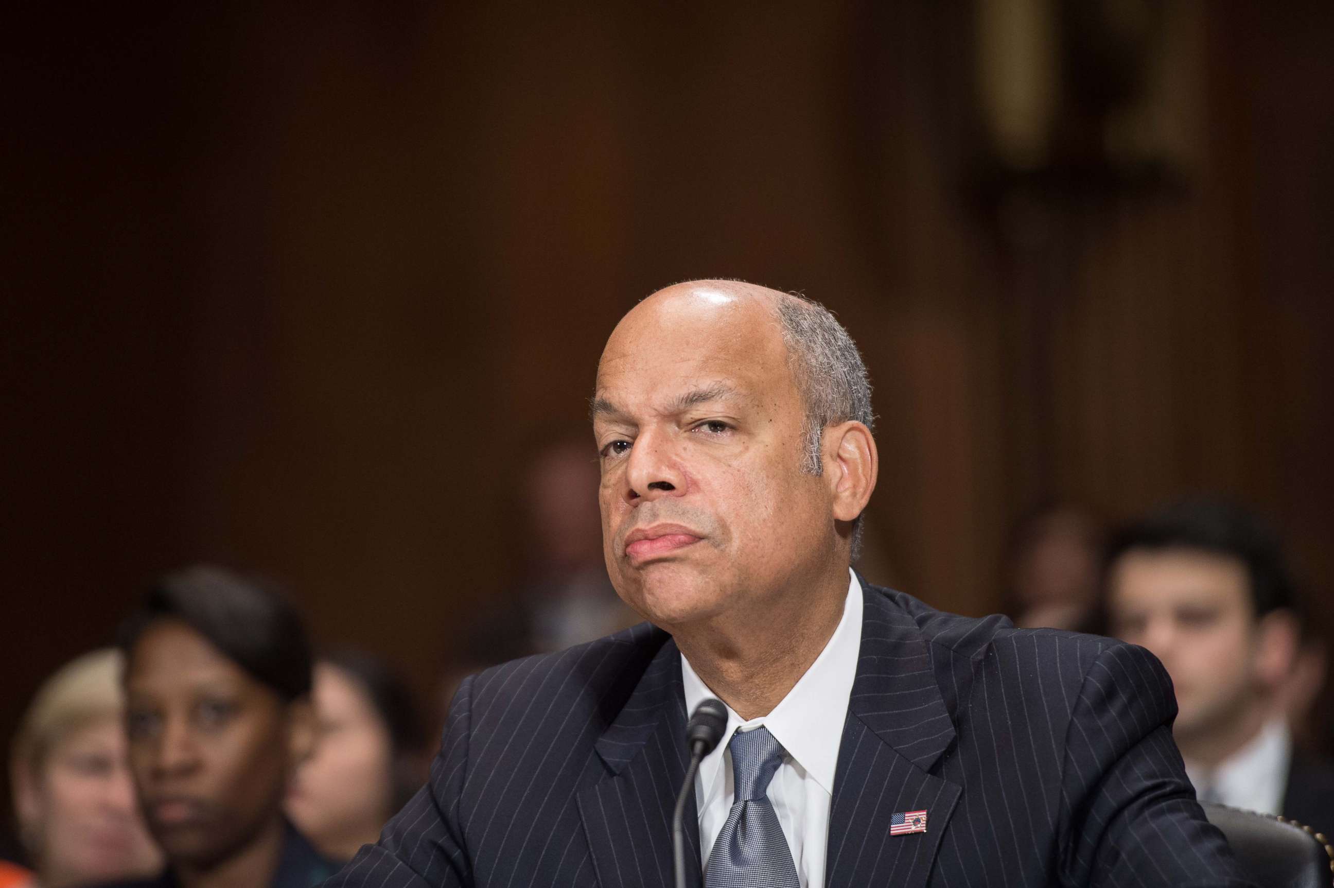 PHOTO: Homeland Security Secretary Jeh Johnson testifies at a Senate Judiciary Committee hearing on "Oversight of the Department of Homeland Security" on Capitol Hill in Washington, D.C., June 30, 2016.