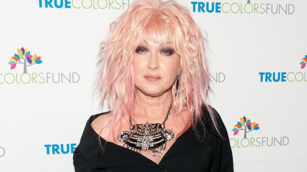 PHOTO: Cyndi Lauper attends the 4th Annual "Home For The Holidays" Benefit Concert at Beacon Theatre on Dec. 6, 2014 in New York.