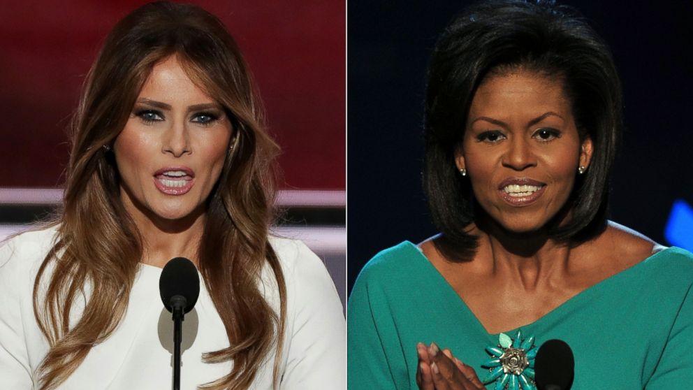 Michelle Obama On Melania Trump's Controversial Convention Speech ...