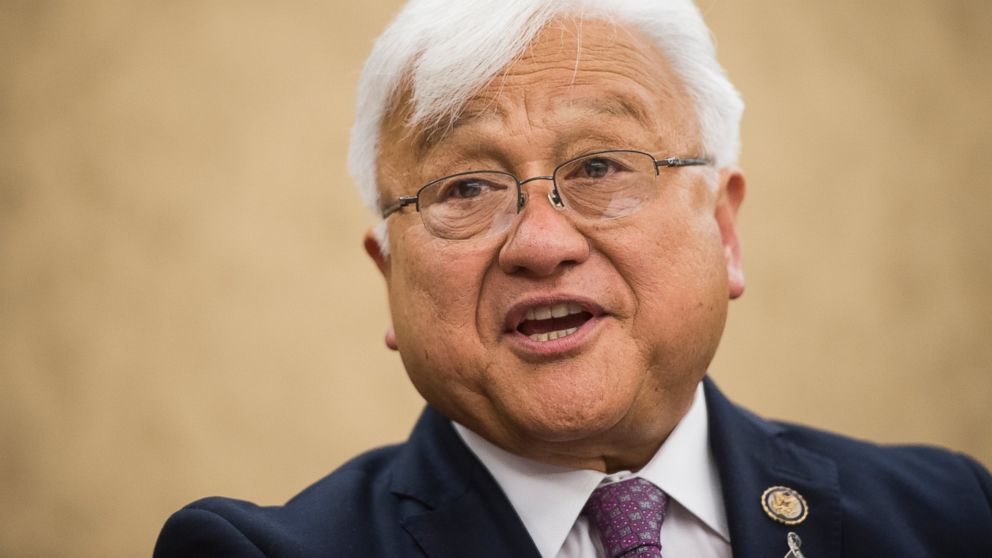 PHOTO: Rep. Mike Honda, D-Calif., holds a news conference with Vietnam veterans and their families to introduce the "Toxic Exposure Research and Family Support Act of 2014", June 10, 2014. 
