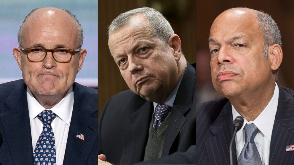 PHOTO: Rudy Giuliani, Gen. John Allen, and Sec. Jeh Johnson to appear on "This Week."