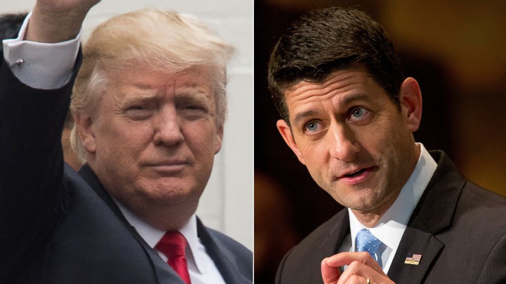 Donald Trump and House Speaker Paul Ryan met today at the headquarters of the Republican National Committee in Washington. 
