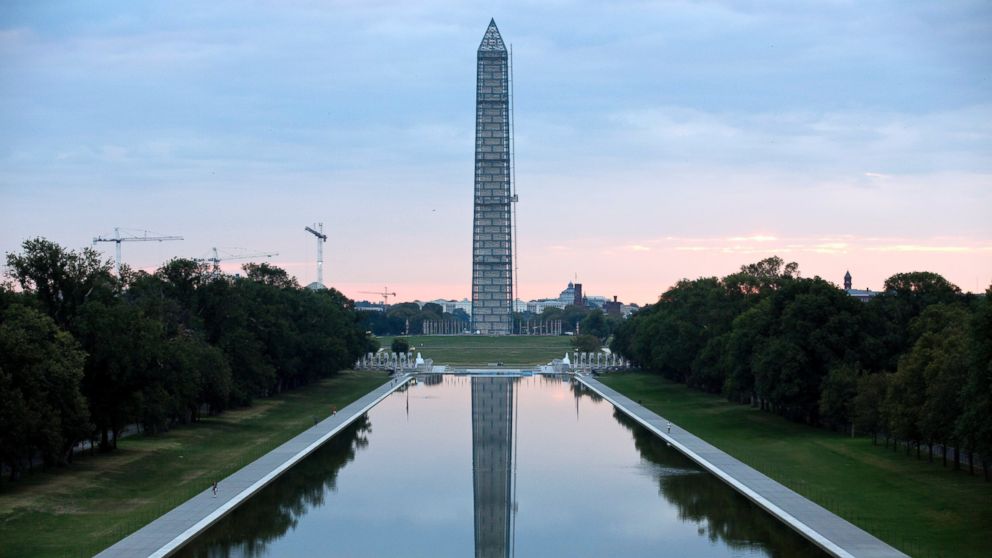 The Washington Monument stands in Washington, D.C. in this Oct. 1, 2013 file photo. 