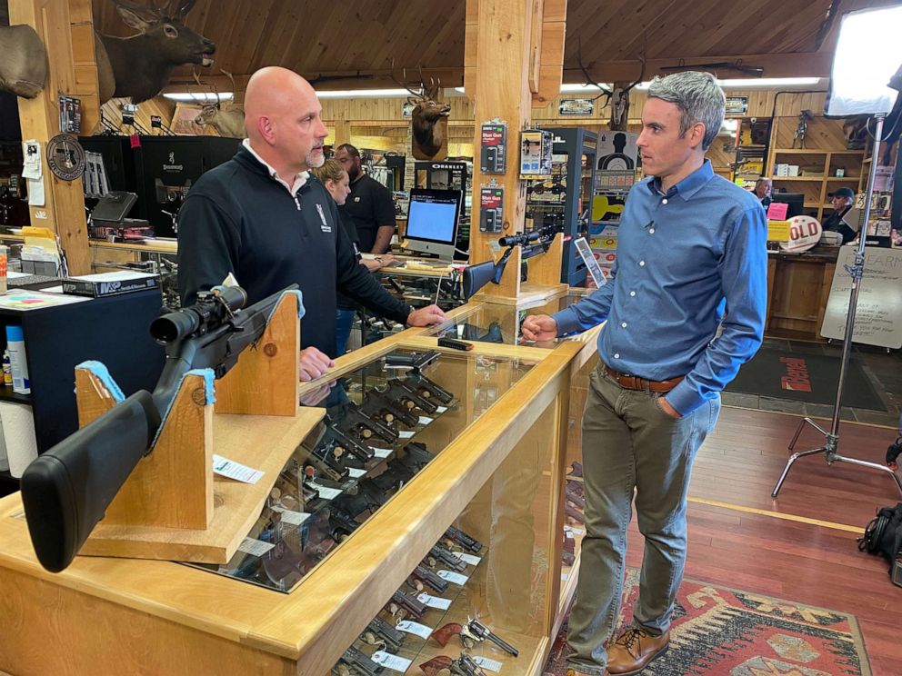 PHOTO: Shawn Lamouree, vice president of the Liberty Group, which runs a chain of New York gun stores and shooting ranges, says fear of rising crime should be sufficient reason to obtain a concealed carry permit.