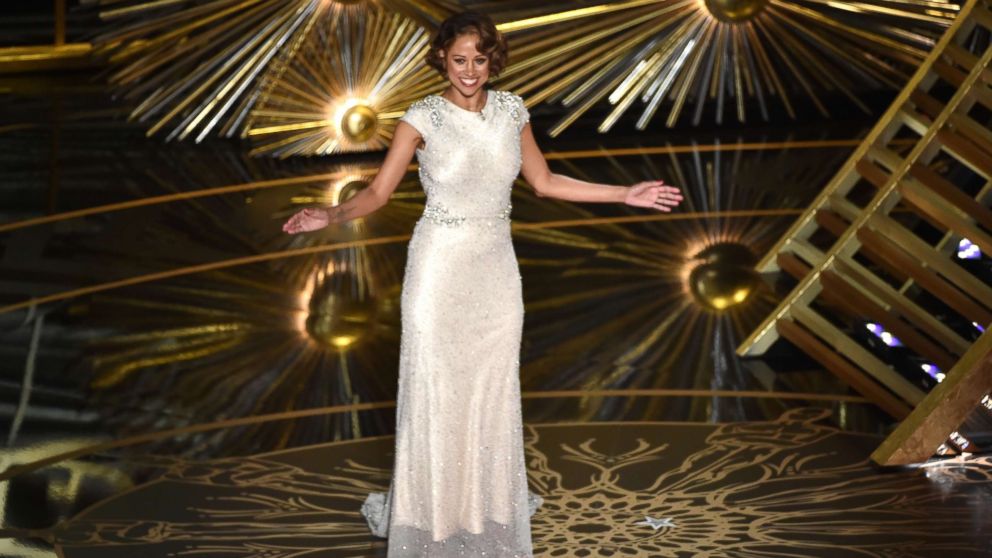 Actress Stacey Dash speaks onstage during the 88th Annual Academy Awards at the Dolby Theatre on February 28, 2016 in Hollywood, California.  