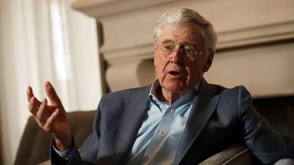 Charles Koch at the Freedom Partners Summit on Monday, August 3, 2015 in Dana Point, CA. 