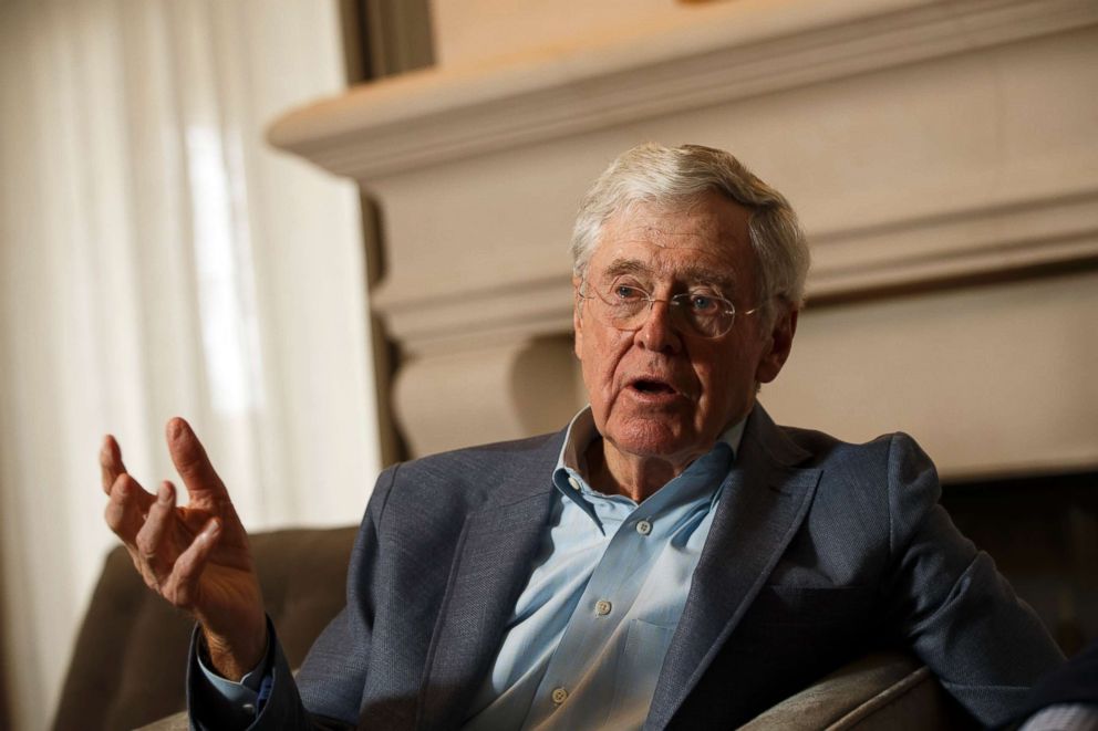 PHOTO: Charles Koch at the Freedom Partners Summit on Monday, August 3, 2015 in Dana Point, CA.