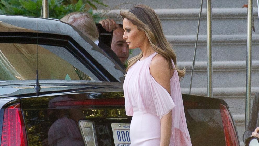 PHOTO: United States President Donald J. Trump and first lady Melania Trump depart the White House in Washington, DC on June 24, 2017. The Trumps left to attend the wedding of US Secretary of the Treasury Steven Mnuchin and Louise Linton.