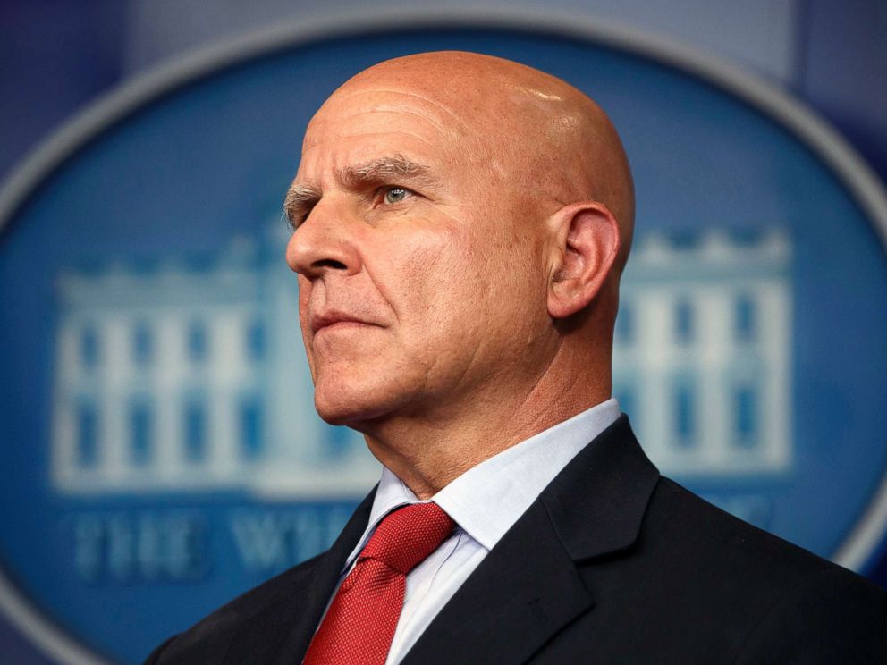 PHOTO: National security adviser H.R. McMaster listens during the daily press briefing at the White House in Washington, July 31, 2017.