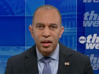 Hakeem Jeffries decries Trump's 'toxic bait-and-switch' presidency