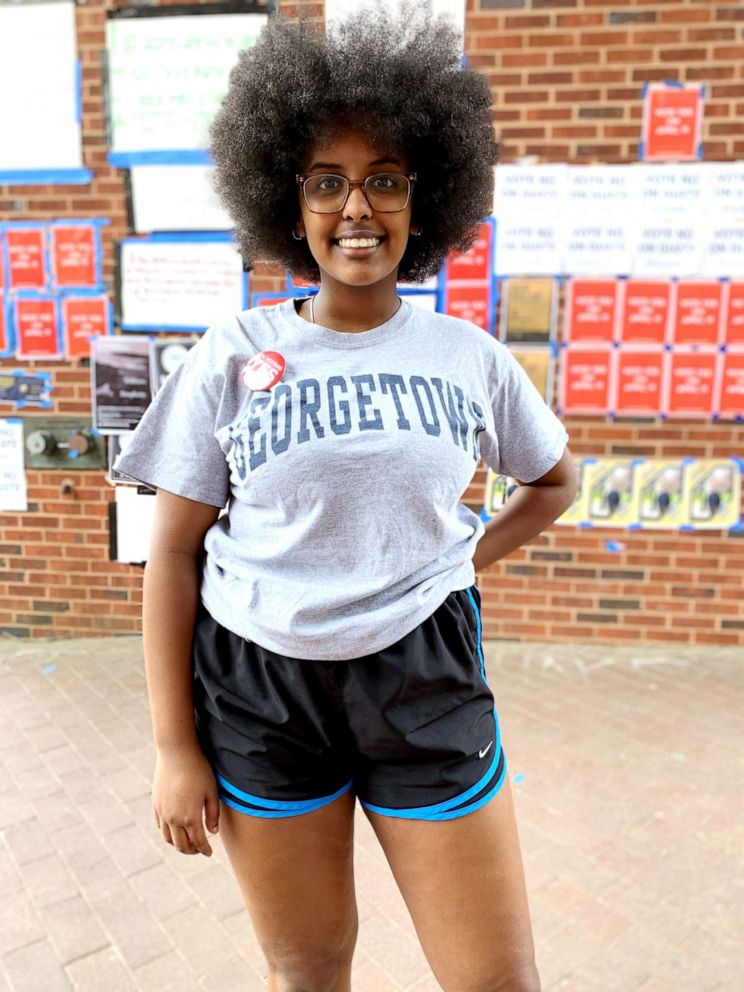 PHOTO: Hannah Michael is a Georgetown sophomore from Houston, Texas, studying African-American Studies. 