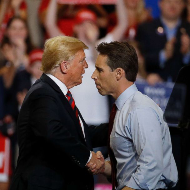 Missouri Senate Candidate Josh Hawley Surge In Anger From Voters After Kavanaugh Abc News