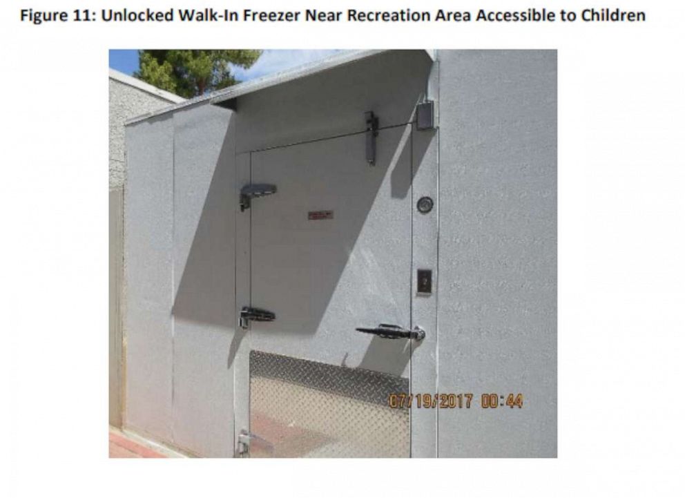 PHOTO: A non-profit group contracted by the government to house unaccompanied migrant kids maintained unsafe and unsanitary conditions at multiple facilities, federal inspectors found and detailed in a new report.