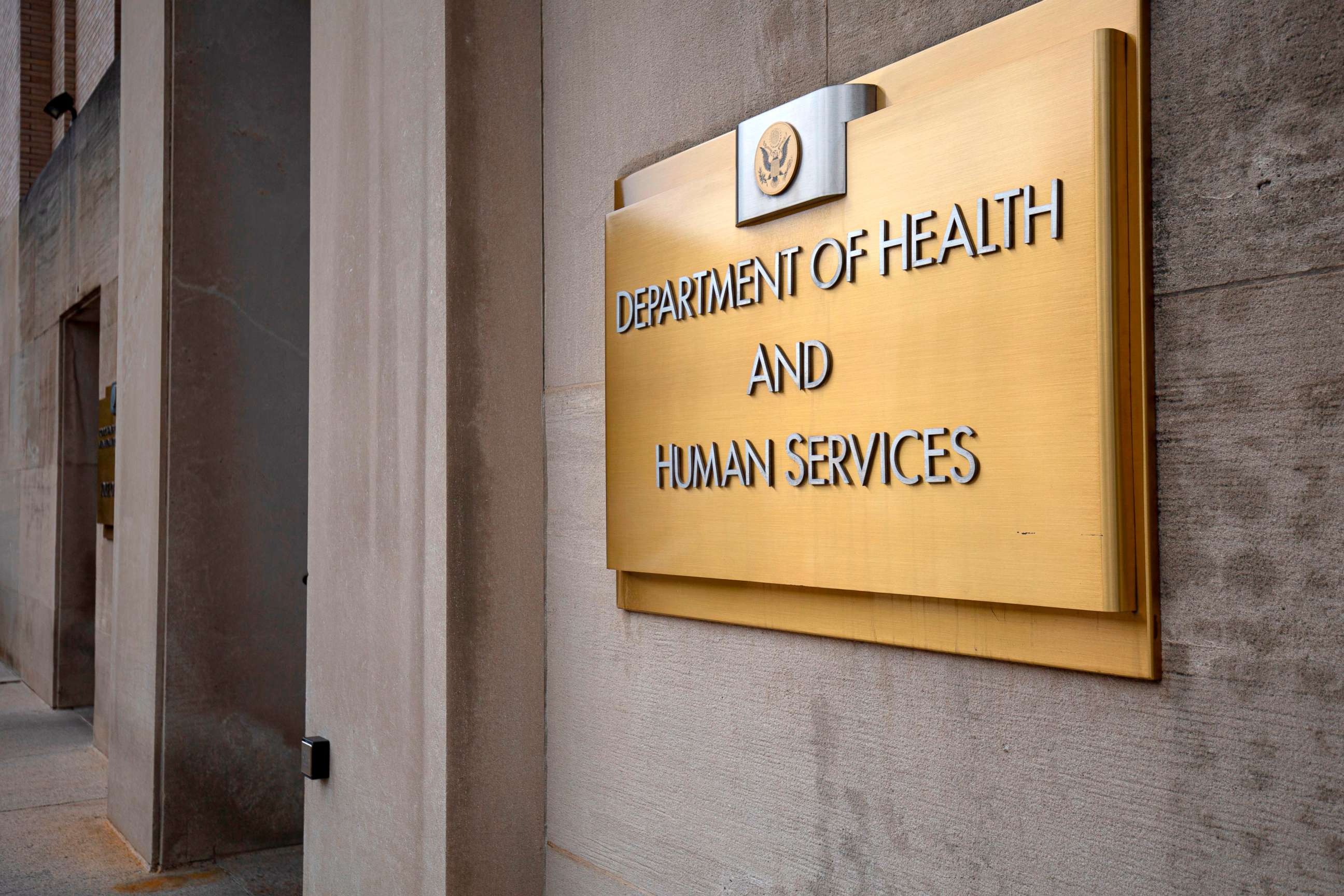 PHOTO: The US Department of Health and Human Services building is seen in Washington, DC, July 22, 2019.