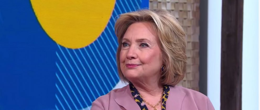 PHOTO: Former United States Secretary of State Hillary Clinton is a guest at ABC's "The View" in New York, March 3, 2020. She spoke about her 4-part docu-series, "Hilary."