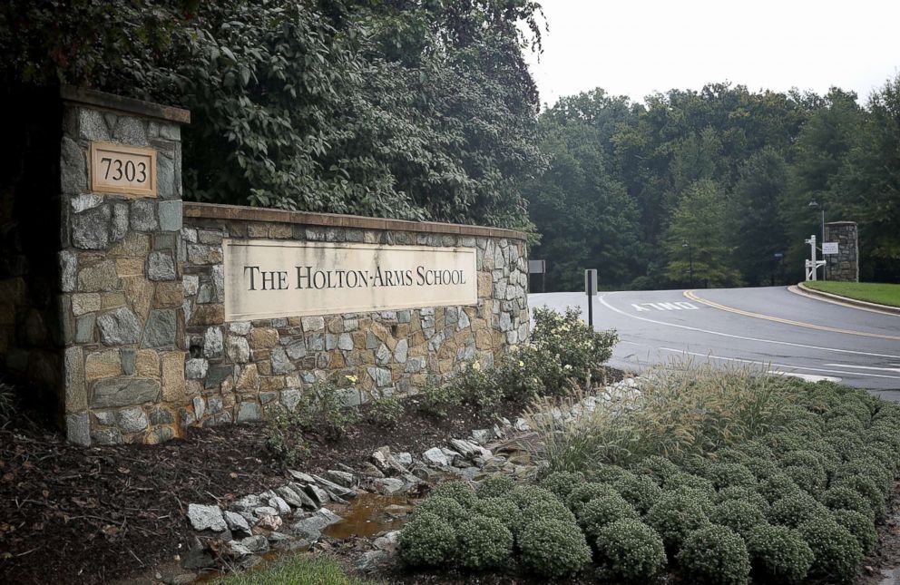 PHOTO: The entrance to the Holton Arms School is shown on September 18, 2018 in Bethesda, Maryland.