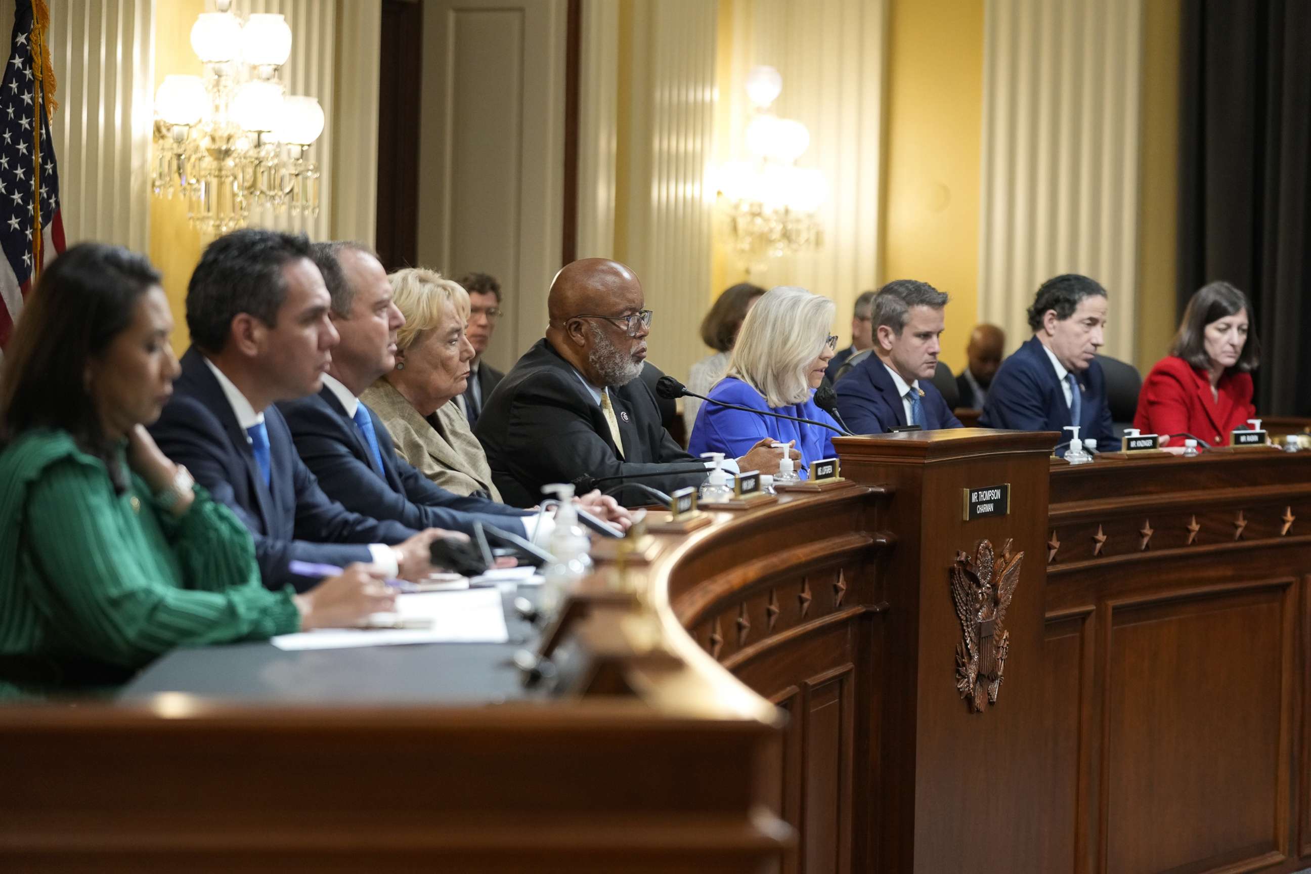 PHOTO: The House Select Committee to Investigate the January 6th hearing in the Cannon House Office Building in Washington, June 9, 2022.