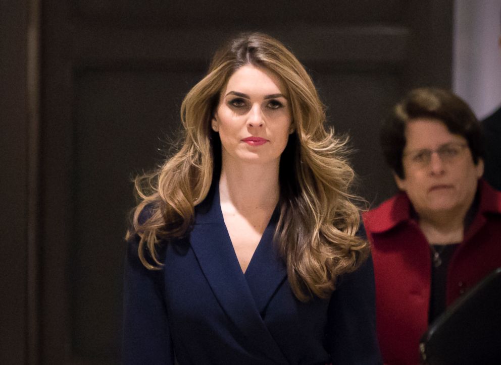 PHOTO: White House Communications Director Hope Hicks, one of President Trump's closest aides and advisers, arrives to meet behind closed doors with the House Intelligence Committee, at the Capitol in Washington, Feb. 27, 2018.