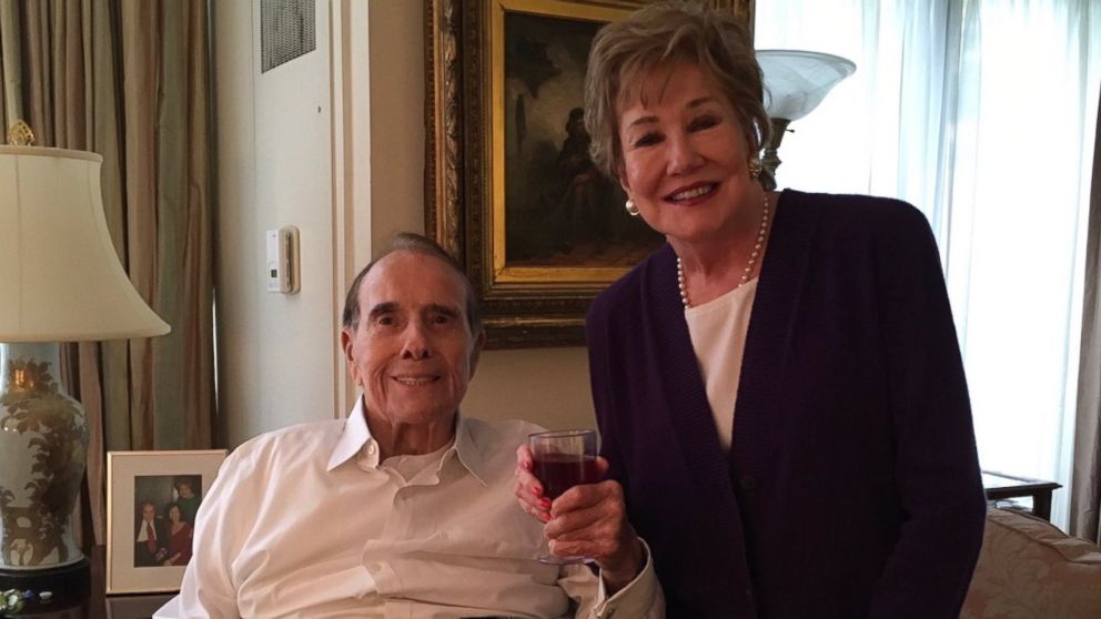 PHOTO: Former Senate majority leader Bob Dole, with wife Elizabeth Dole, tweeted this photo on Ocotber 5, 2017, after being released from hospital.