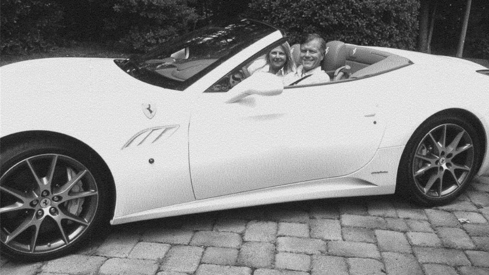 PHOTO: Former Virginia Governor Bob McDonnell and his wife Maureen are pictured in a Ferrari in this image submitted as evidence during their corruption trial.