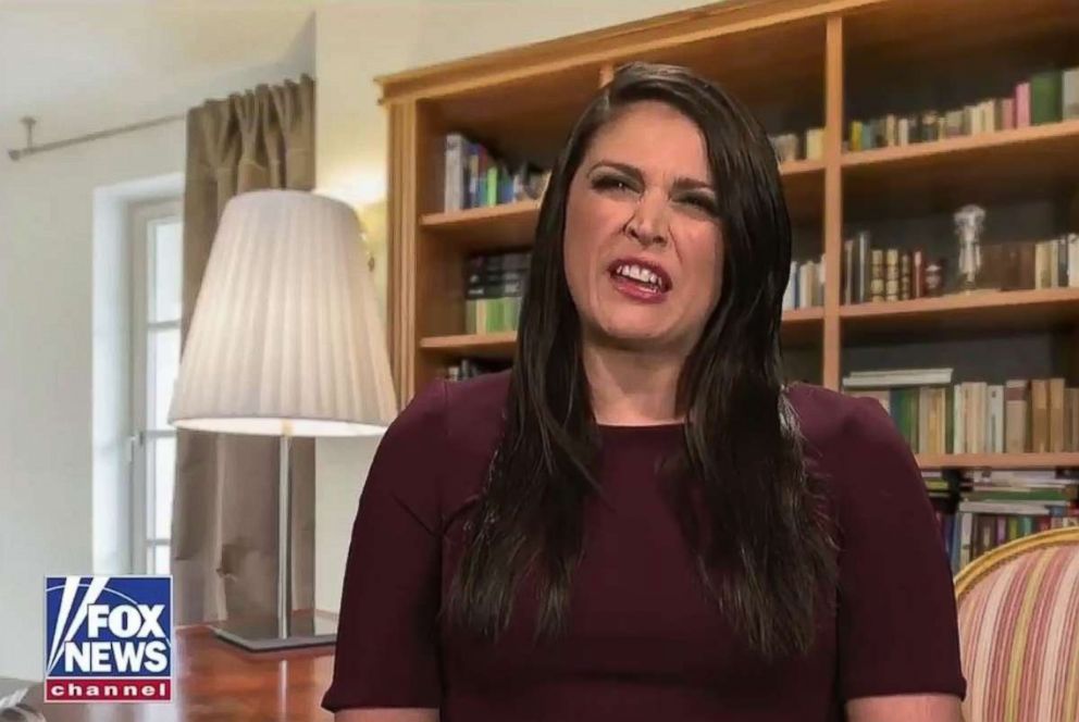 PHOTO: "Saturday Night Live" cast member Cecily Strong as White House communications director Hope Hicks on "Saturday Night Live" on Feb. 3, 2018, during a fictitious interview with Fox News Channel.