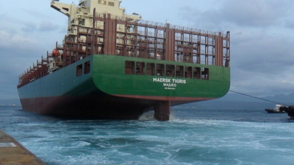 The Maersk Tigris is pictured on German Lashing's website. 