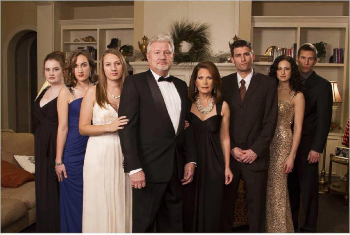 PHOTO: Michele Bachman shared this holiday photo on Facebook on January 10, 2014 with the caption, "Bachmann Abbey."