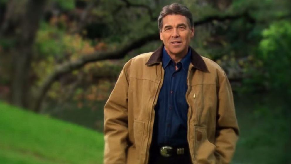 PHOTO: Rick Perry appears in his "Strong" advertisement, which debuted on his official YouTube account Dec 6, 2011.