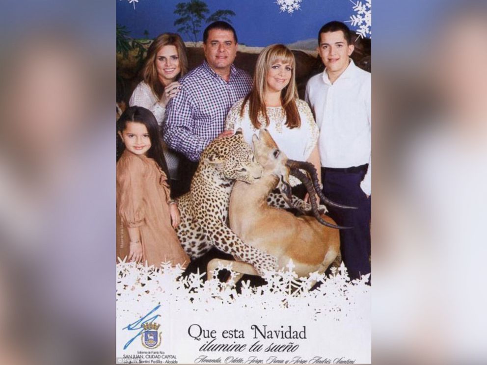 PHOTO: Jorge Santini's, the former Mayor of San Juan, 2011 holiday card.