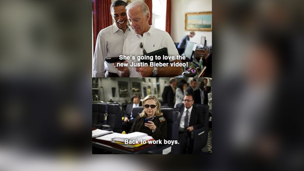 PHOTO: Photos of Secretary of State Hillary Clinton checking her PDA during a military flight on Oct. 18, 2011 sparked the "Texts From Hillary" meme.