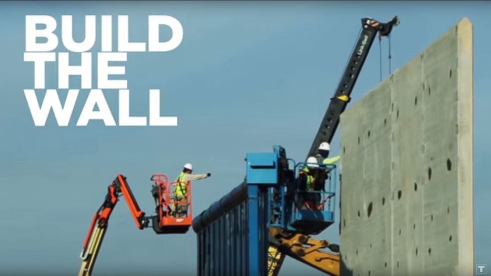 PHOTO: A frame from the ad that was posted to the Trump campaign website in which the ad implies the Democrats could have blood on their hands because of the shutdown -- arguing they will be "complicit in every murder committed by illegal immigrants."