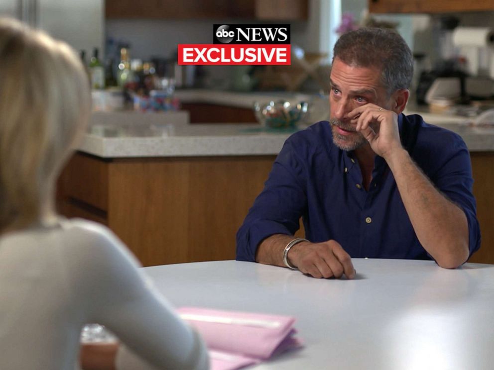 PHOTO: Hunter Biden talks with ABCs Amy Robach, October 2019.