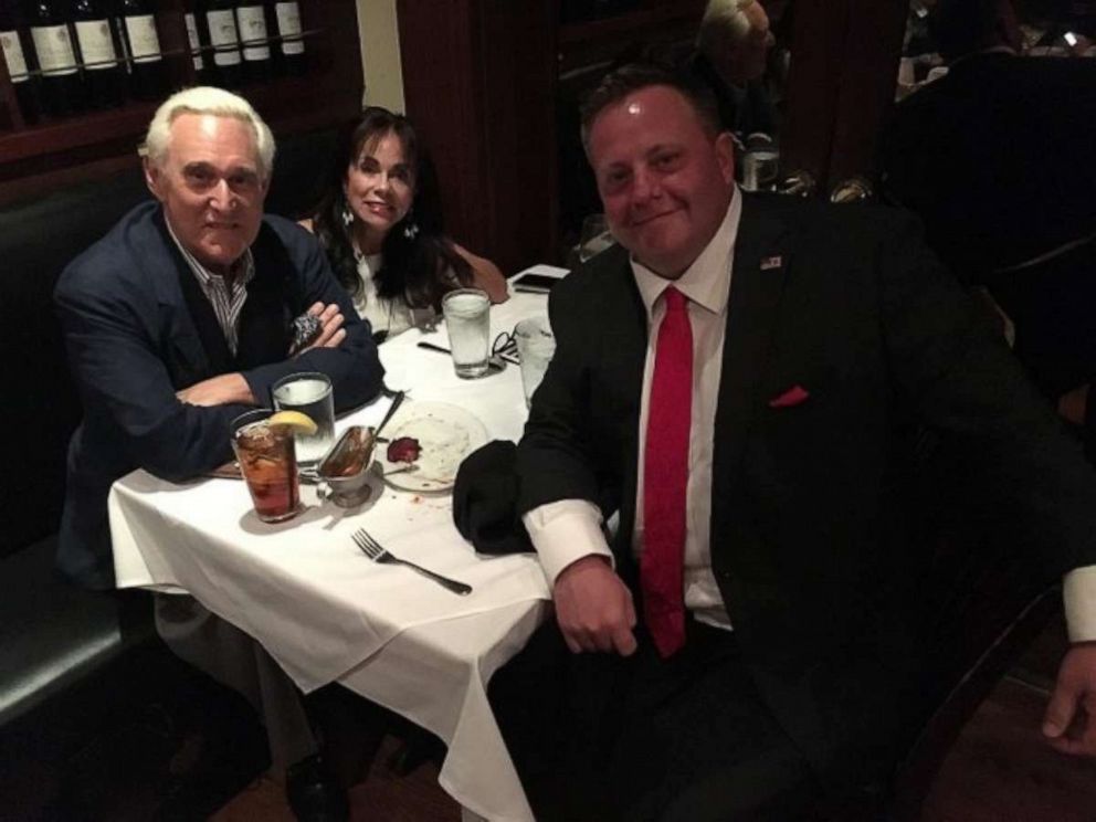 PHOTO: President Donald Trump and Connecticut Congressional Candidate Robert Hyde in a picture posted to Hyde's Twitter account on Dec 27, 2019. 